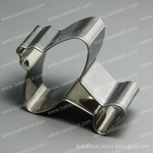Food Grade Stainless Steel Airplane Shape Cookie Cutter Metal Cookie Mold